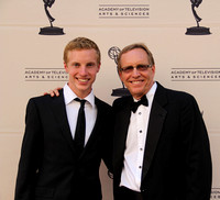 Father and Son on the red carpet